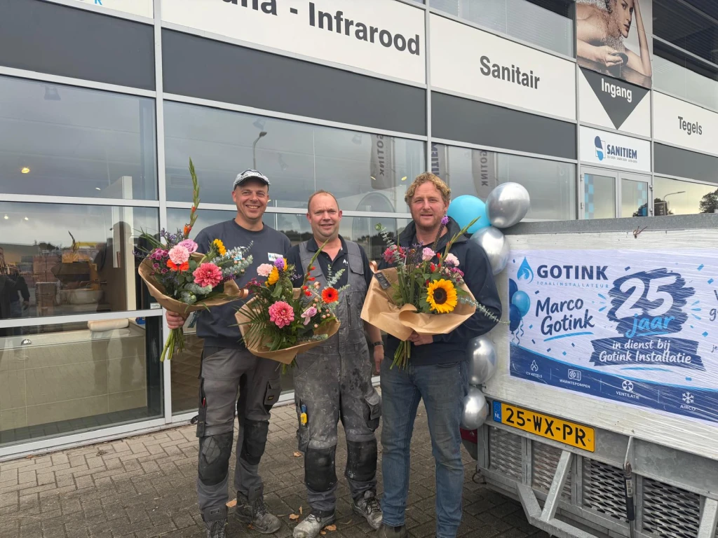 Onlangs hebben we een aantal collega's in het zonnetje gezet!